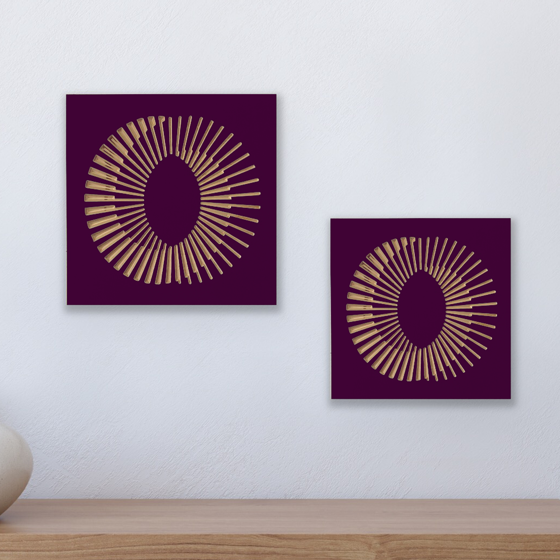 Elix | Carved Wood Wall Art