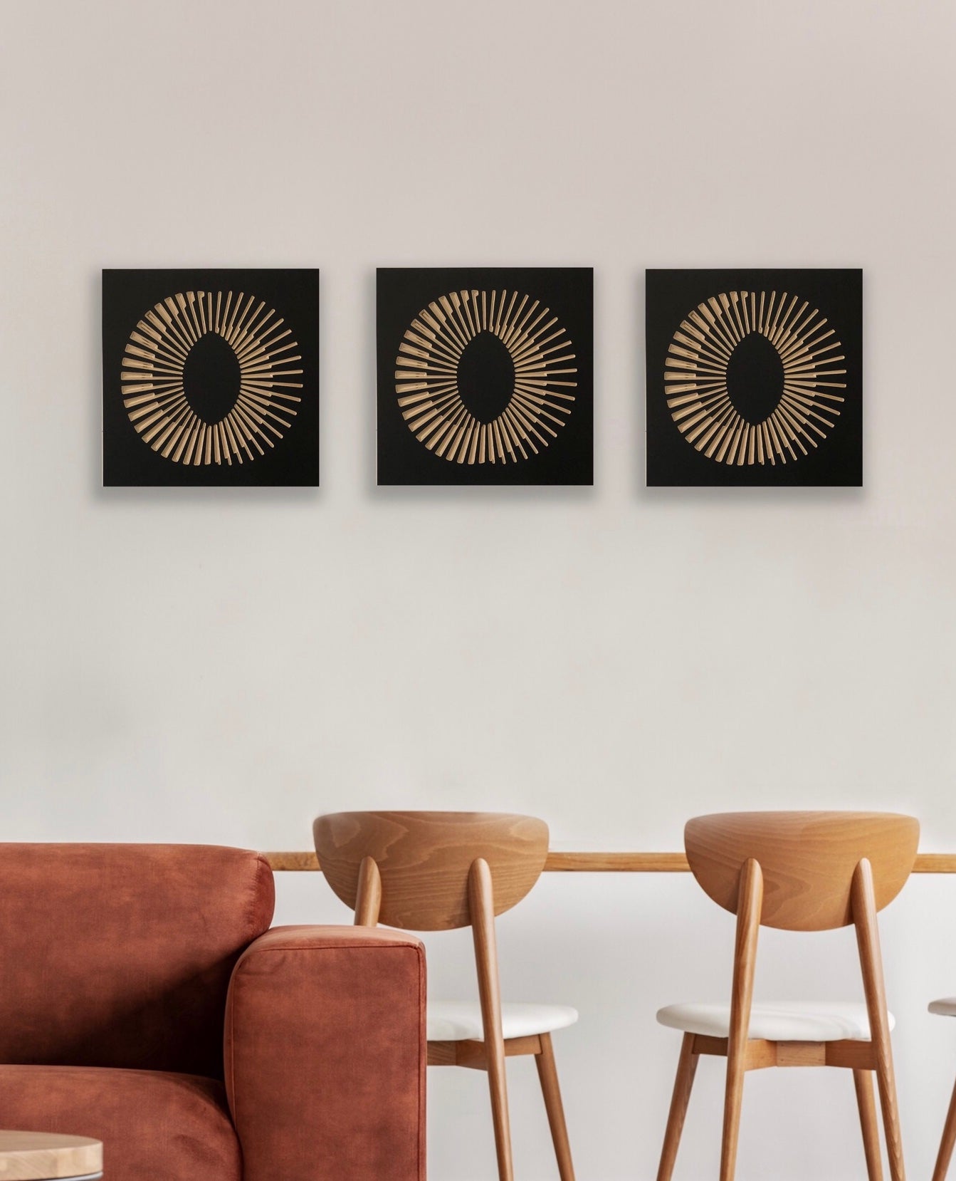 Elix | Carved Wood Wall Art