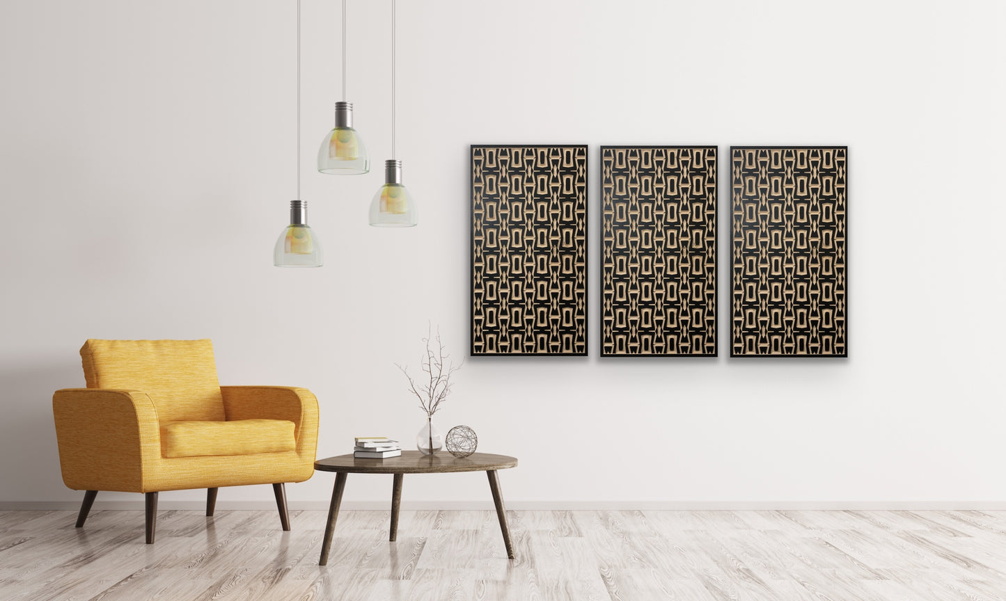 Syndo |  Carved Wood Wall Art
