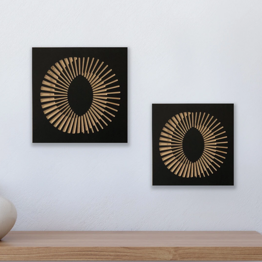 Elix | Carved Wood Wall Art